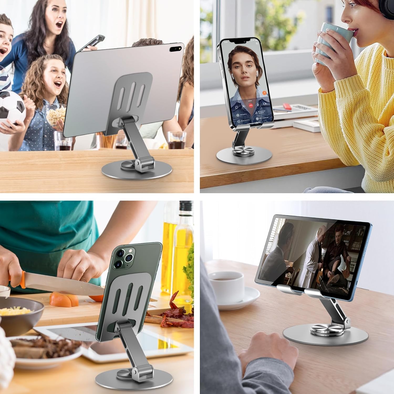 360 Rotating Metal Phone Stand Holder