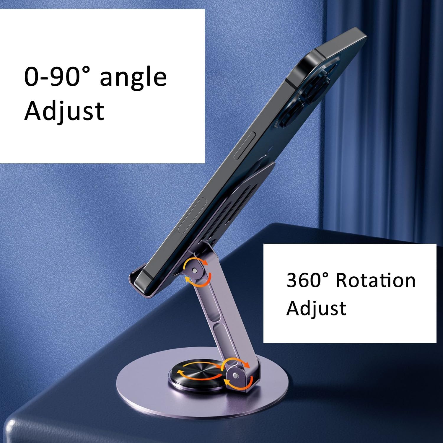 360 Rotating Metal Phone Stand Holder