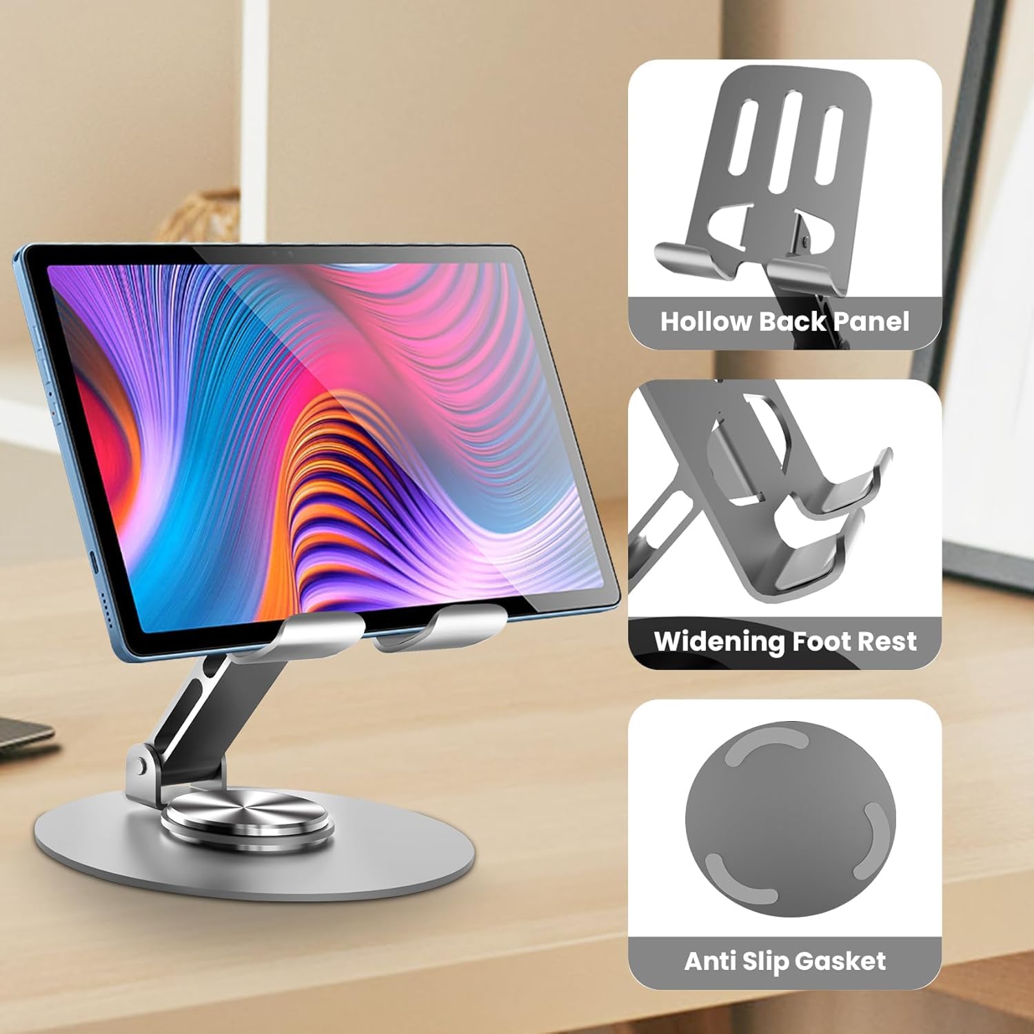 360 Rotating Metal Phone Stand Holder