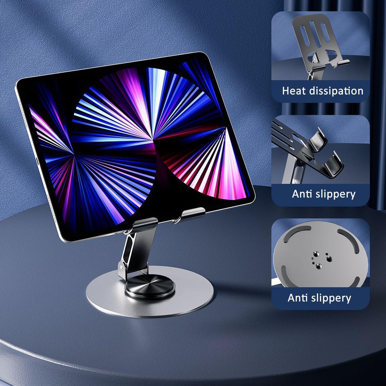 360 Rotating Metal Phone Stand Holder