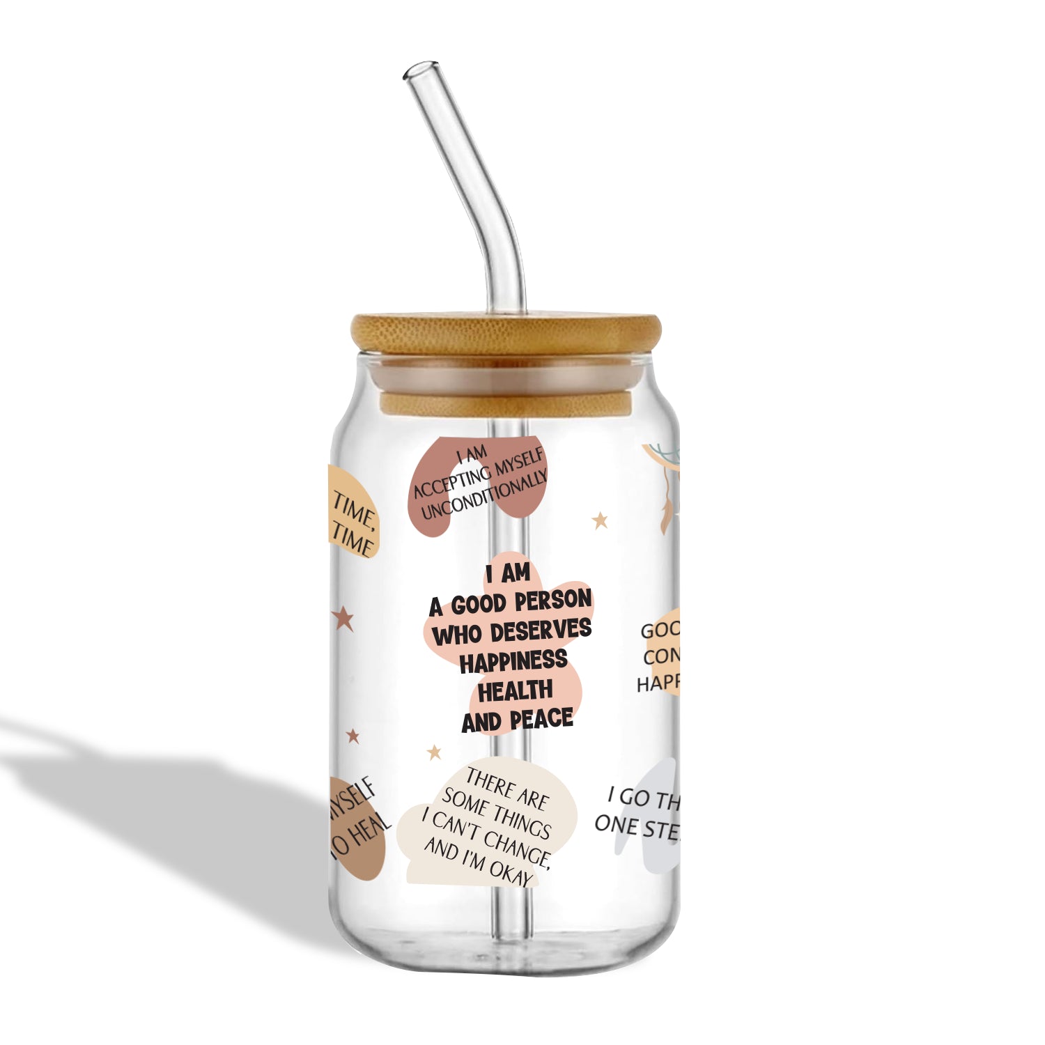 Transparent Glass Sipper