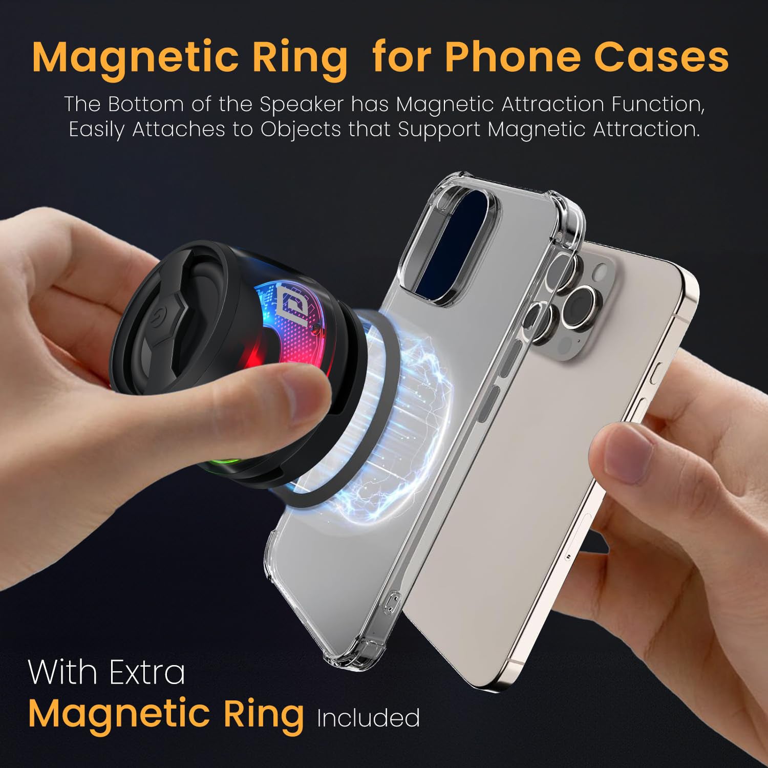 Portronics Nadya 6w Magnetic Bluetooth Speaker