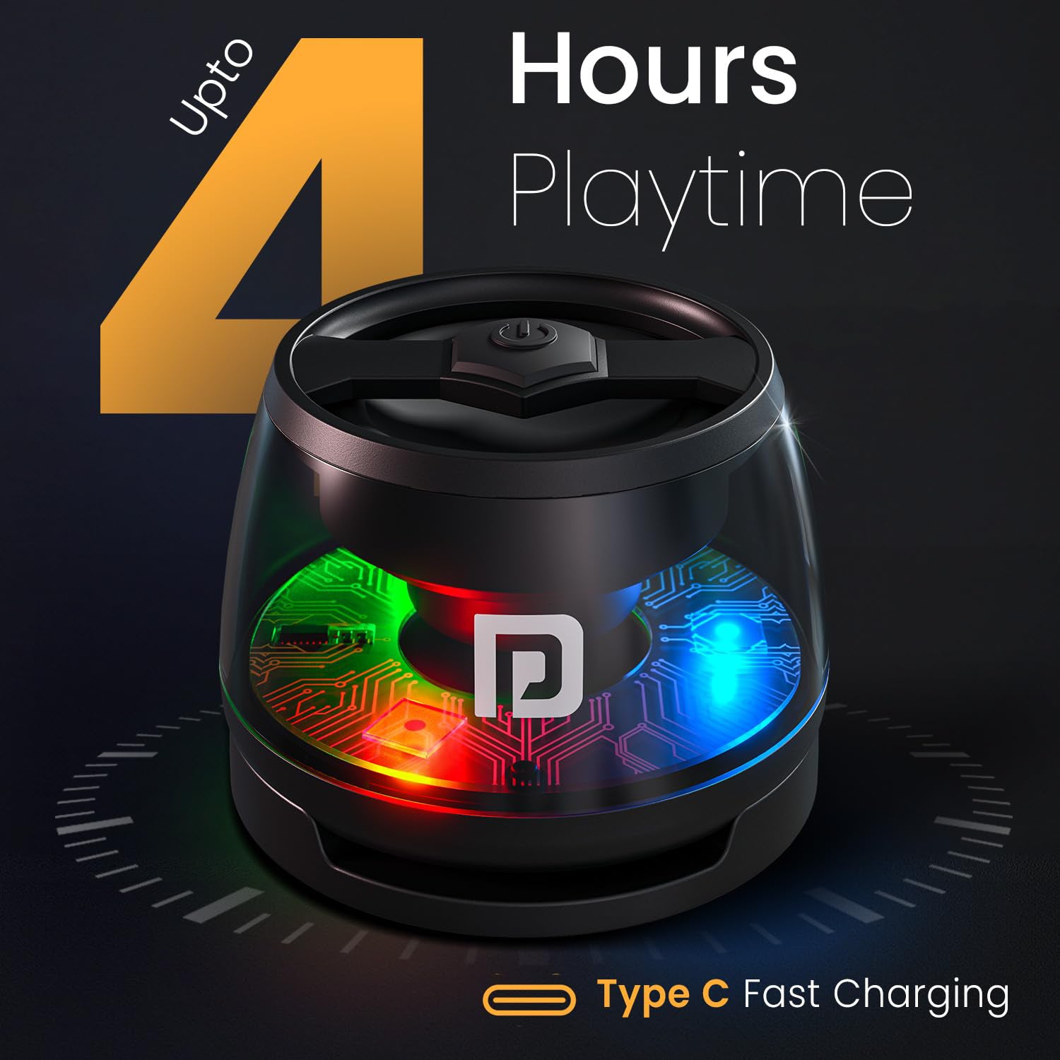 Portronics Nadya 6w Magnetic Bluetooth Speaker