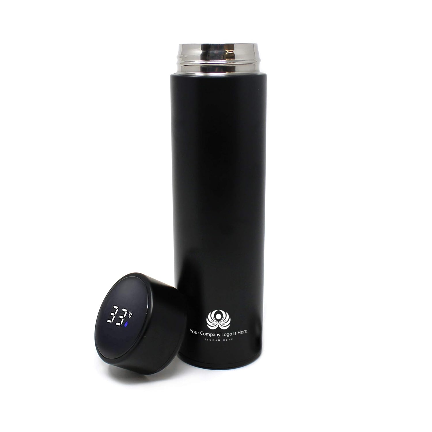 Temperature Display Indicator Stainless Steel Bottle - 500 ml
