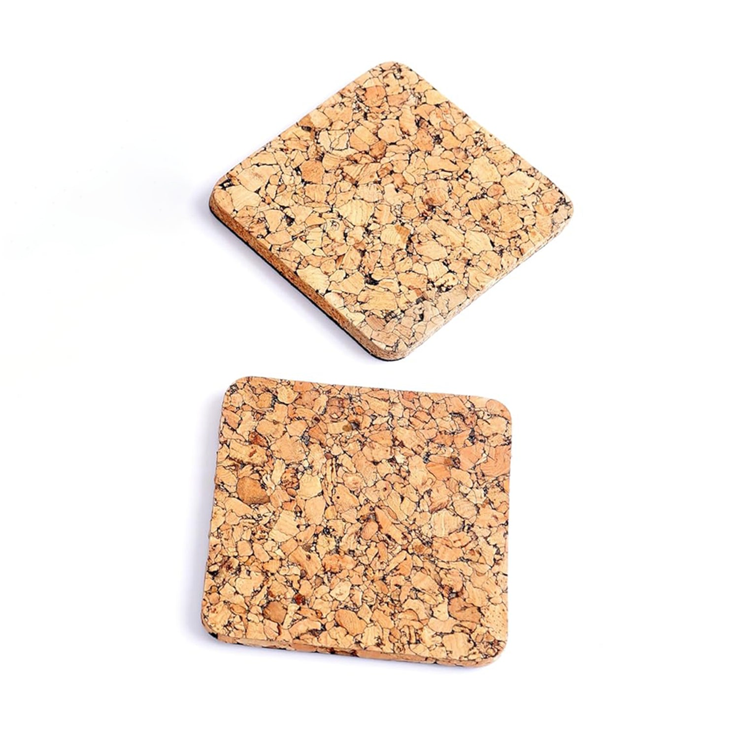 Upcycled Cork Coasters - Set of 2