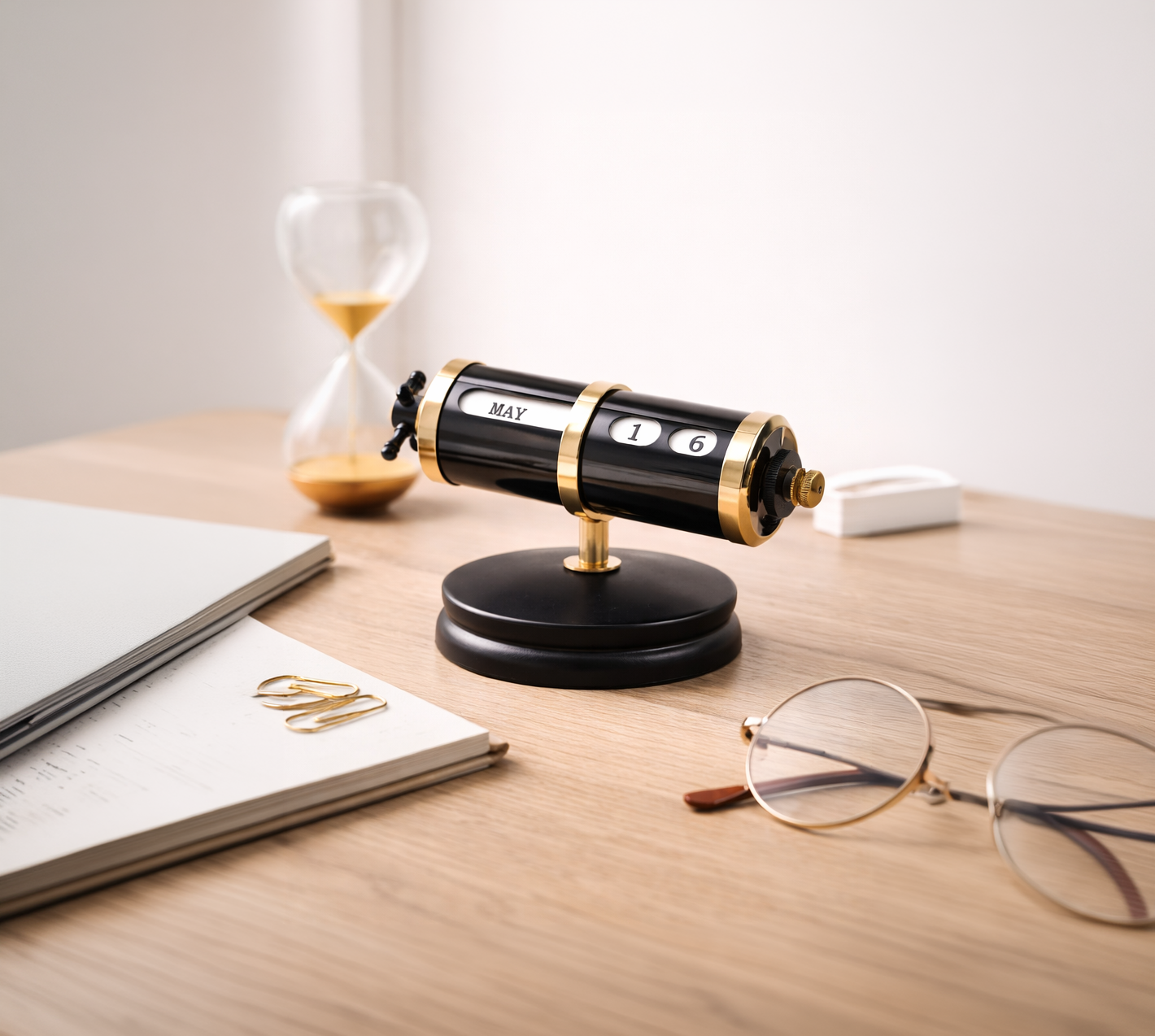 Luxury Rotating Perpetual Desk Calendar