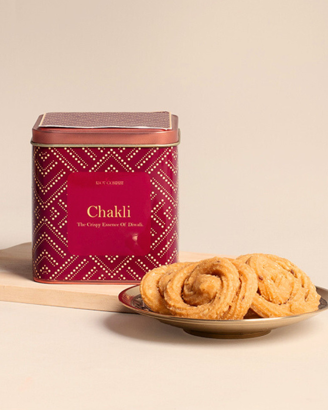 Chakli In Rose Gold Tin 100 Gms