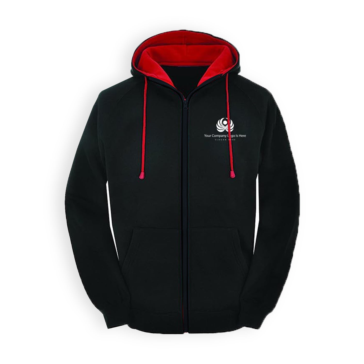 Men’s Raglan Zipper Hoodie