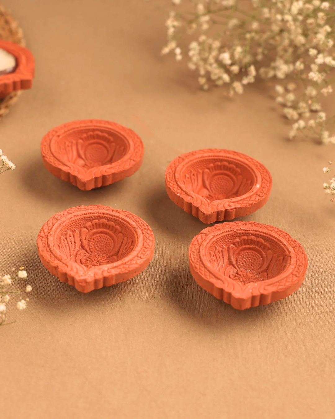Plain Terracotta Diyas (Per Piece)