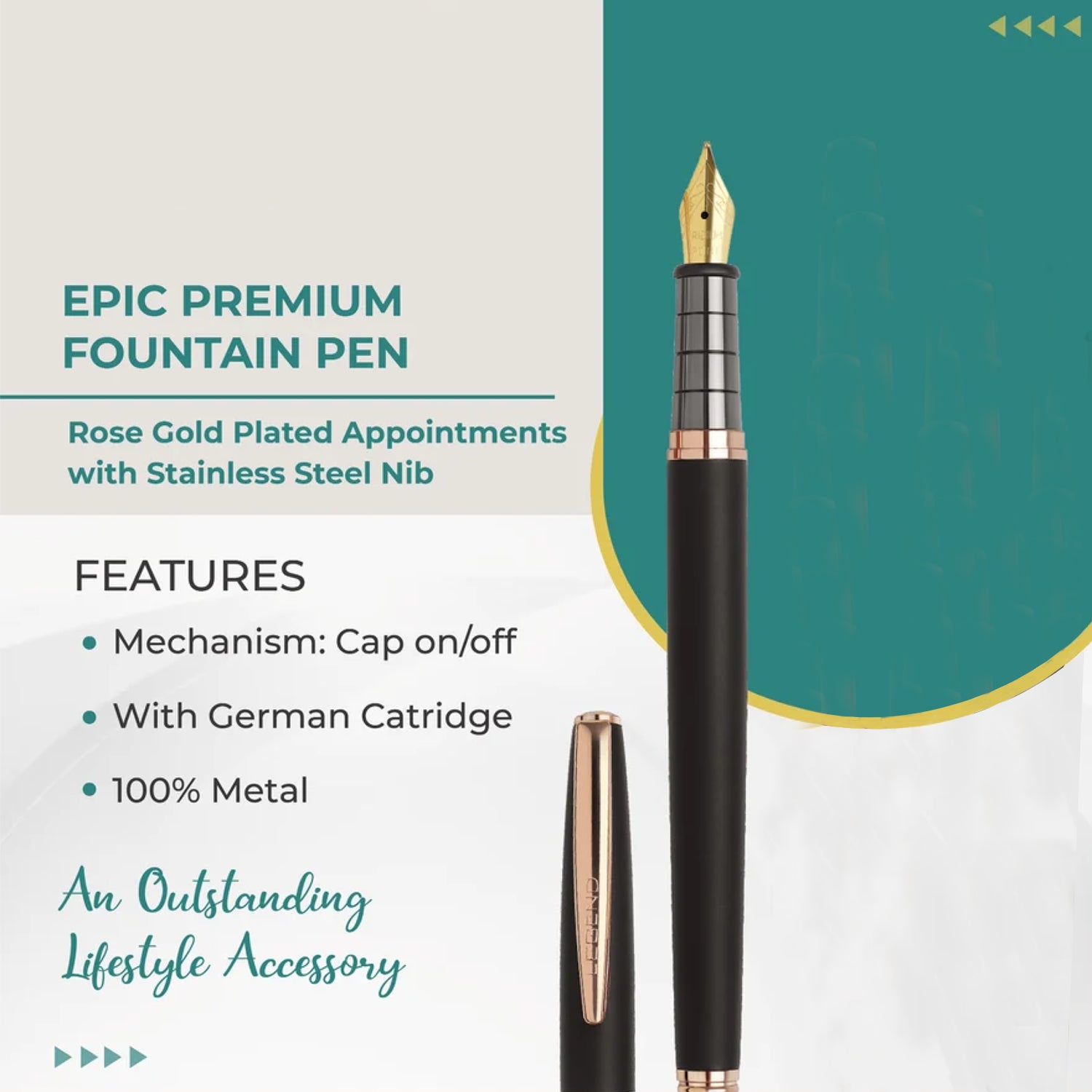 Premium Black Fountain Pen