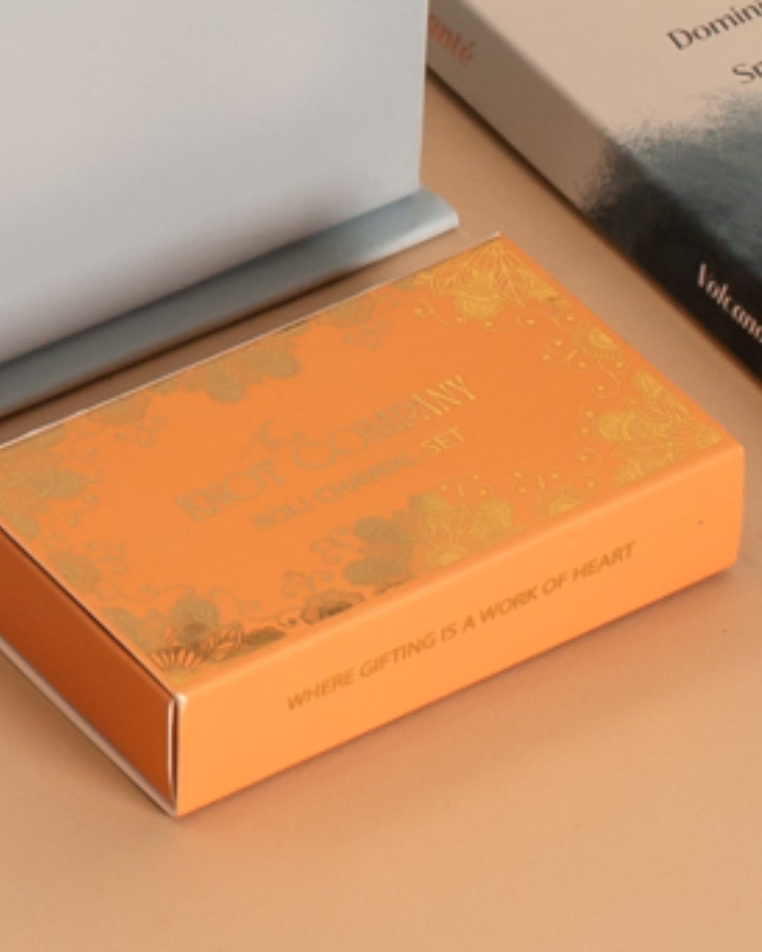 The Knot Company Tilak Set With Roli, Rice & Chandan