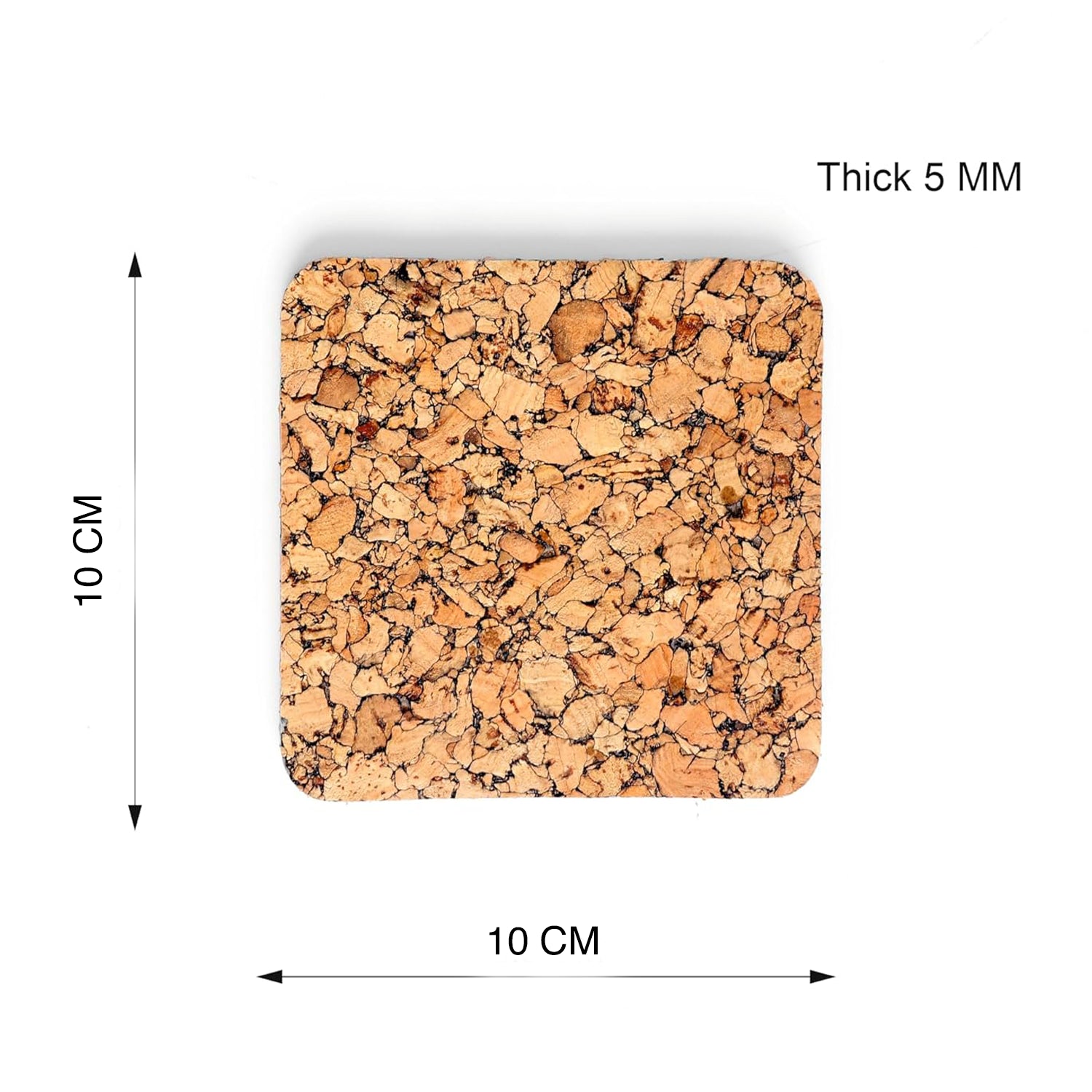 Upcycled Cork Coasters - Set of 2