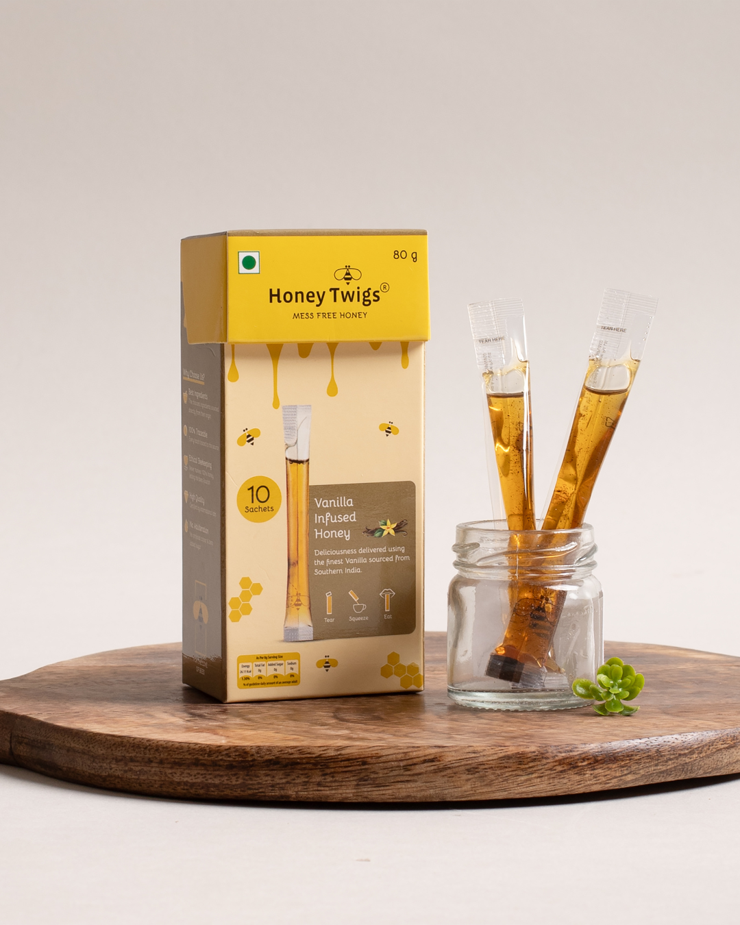 Vanilla Infused Honey 10 Sachets