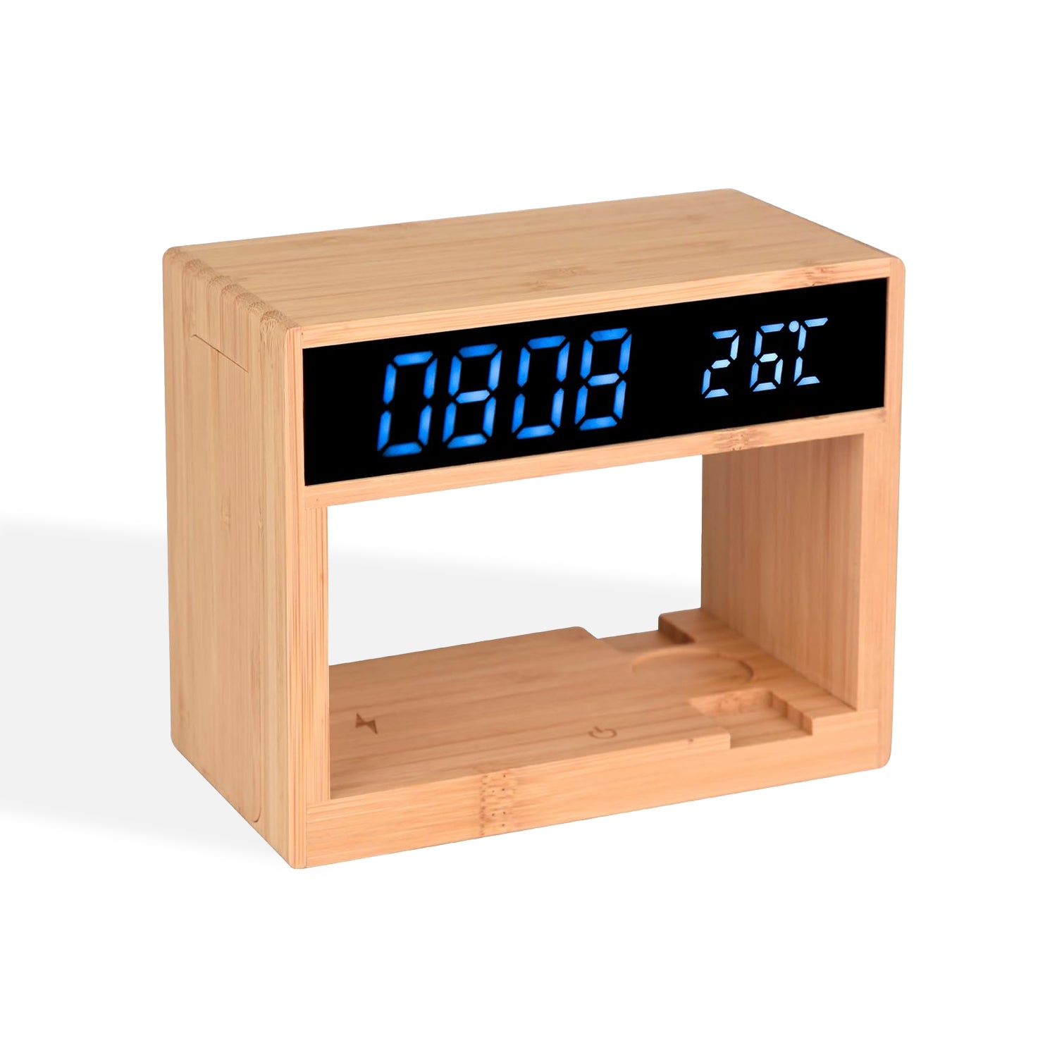 Multifunction Wooden Wireless Charging Junction