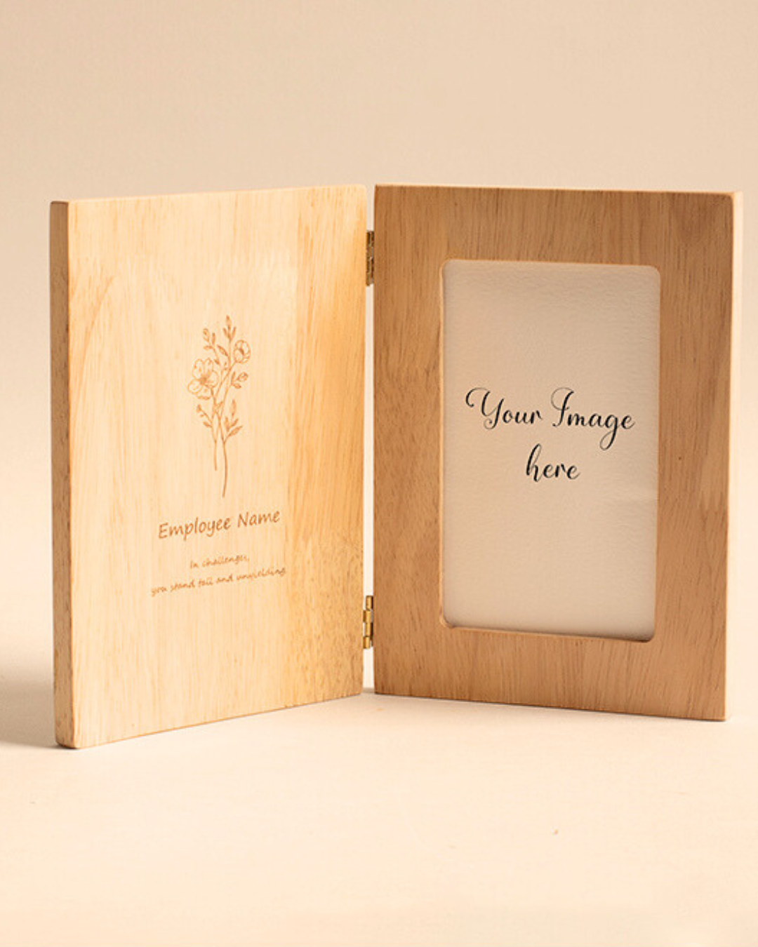 Wooden Personalized Photo Frame 5 x 7"