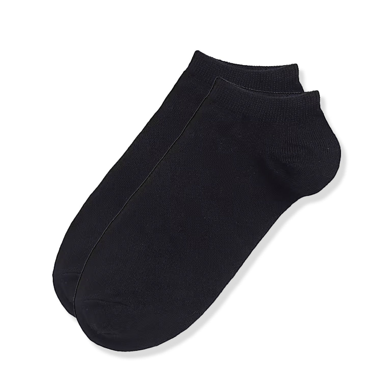 Ankle Length Cotton Socks - Black